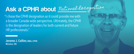 Ask a CPHR - Jerome J. Collins